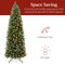 Best Choice Products Prelit Pencil Christmas Tree, Spruce Style Holiday Décor w/ 2-in-1 LED Lights
